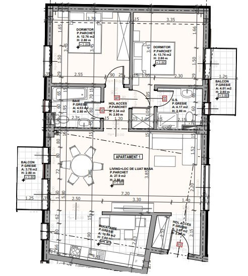 Apartament in proiect nou, zona Leroy Merlin Marasti