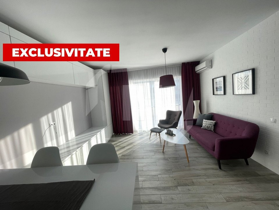 EXCLUSIV! Apartament 3 camere, terasa 80 mp, parcare, Grand Park Residence