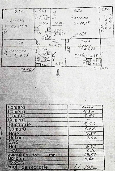 Apartament cu 3 camere decomandat, zona Kaufland