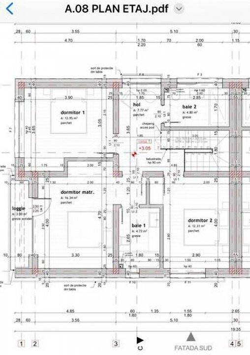 Duplex nou, semifinisat, 4 camere, 125 mp utili, 460 mp teren, cartier Iris