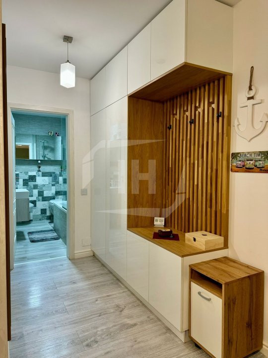 Apartament modern, finisat si mobilat, garaj, terasa 32 mp