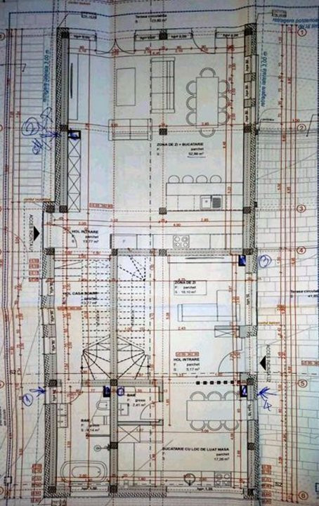 Casa cu 4 camere, constructie noua, terasa panoramica, zona Dambul Rotund