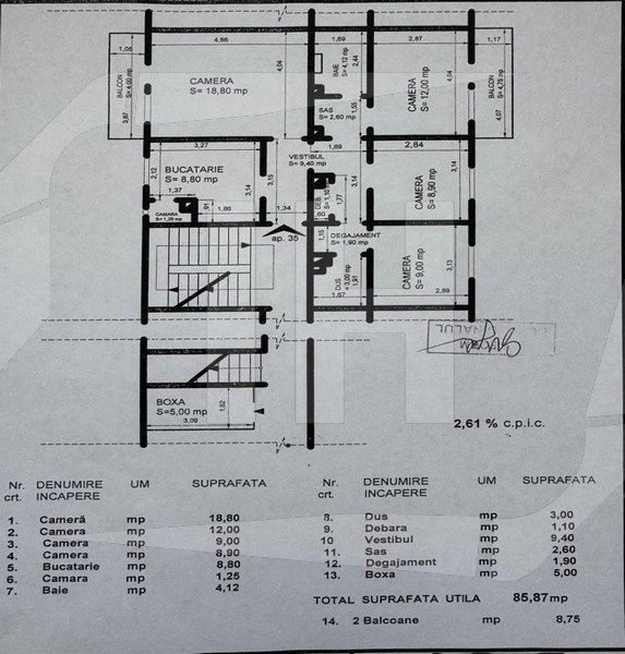 Apartament 4 camere, etaj intermediar, Grigorescu