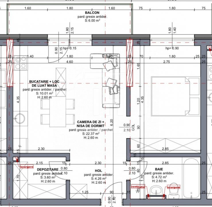 Apartament 2 camere, imobil nou, finisat, zona Beta Residence