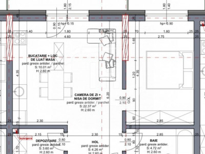 Apartament 2 camere, imobil nou, finisat, zona Beta Residence