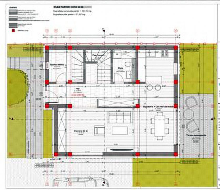 Casa individuala 5 camere  180 mp utili, teren 300 mp