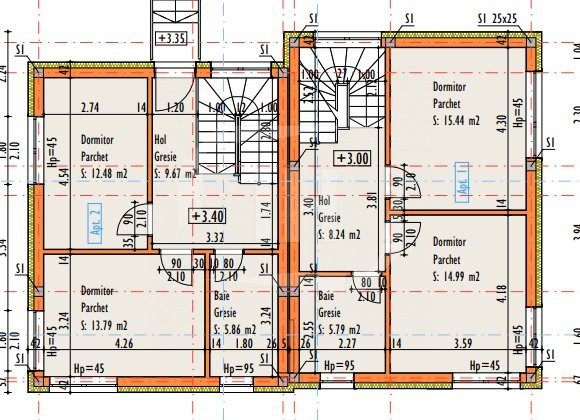 Casa cu 4 camere, terasa mare, constructie noua, zona Dambul Rotund