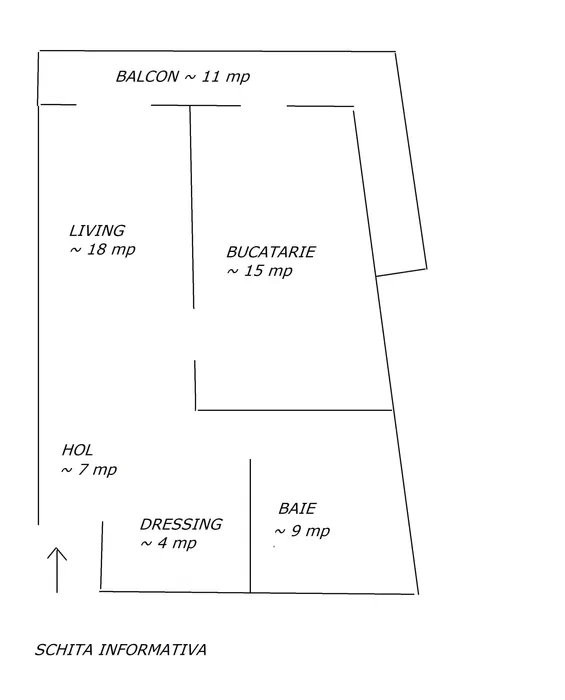 Apartament 53,3 mp, etaj intermediar, bloc nou in Marasti! 