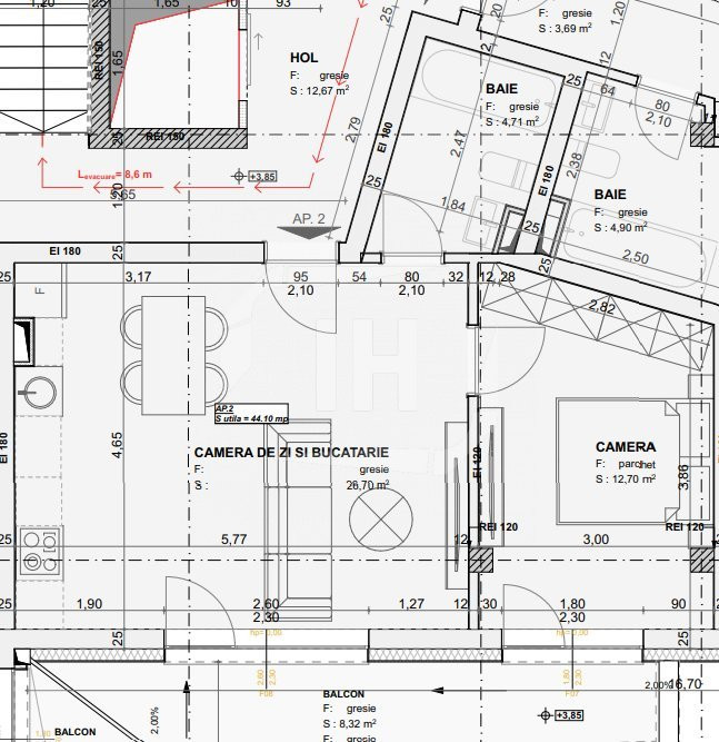 Apartament 2 camere, imobil nou, finisat, zona NTT Data