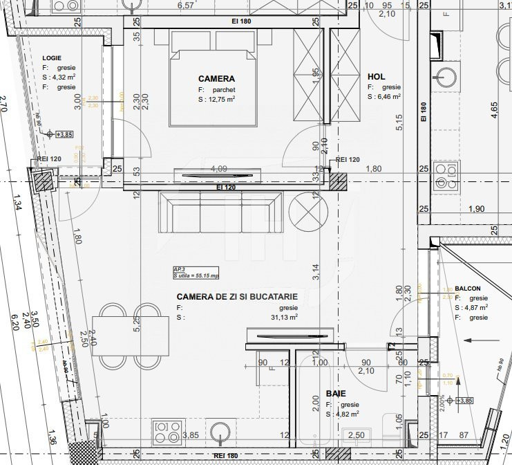 Apartament 2 camere, imobil nou, finisat, zona NTT Data