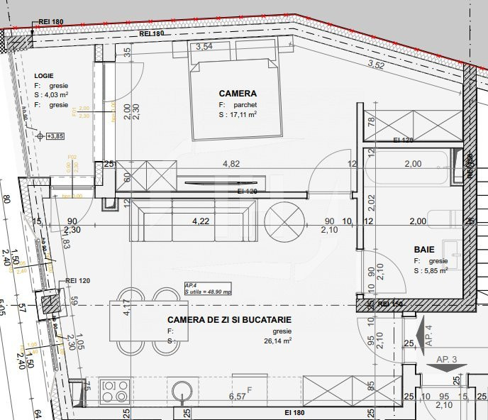 Apartament 2 camere, imobil nou, finisat, zona NTT Data